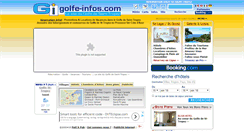 Desktop Screenshot of golfe-infos.com