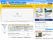 Tablet Screenshot of golfe-infos.com